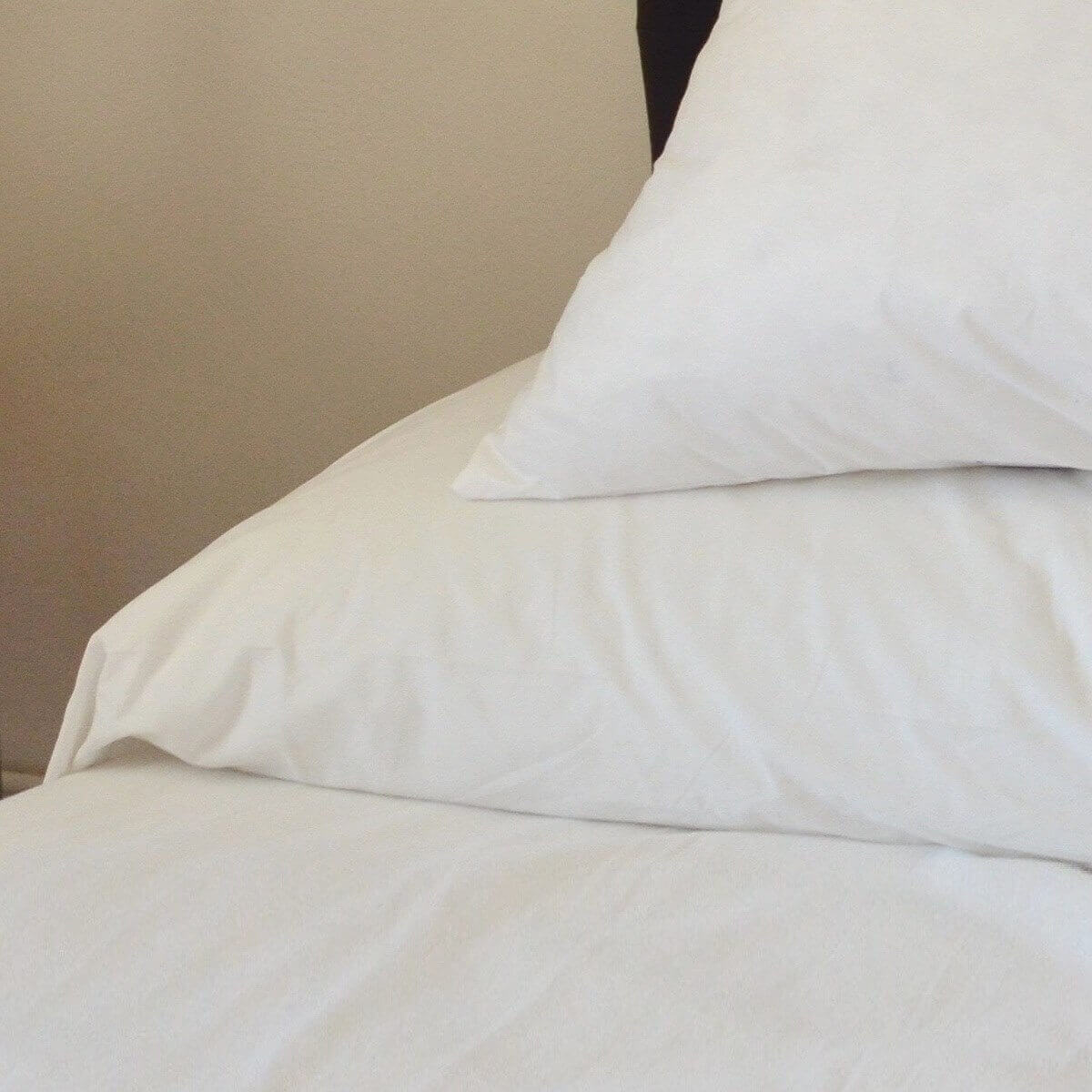 Oreiller Plat 50x70 Cm En Duvet Et Plumettes - Moelleux, Respirant, Fabriqué En France